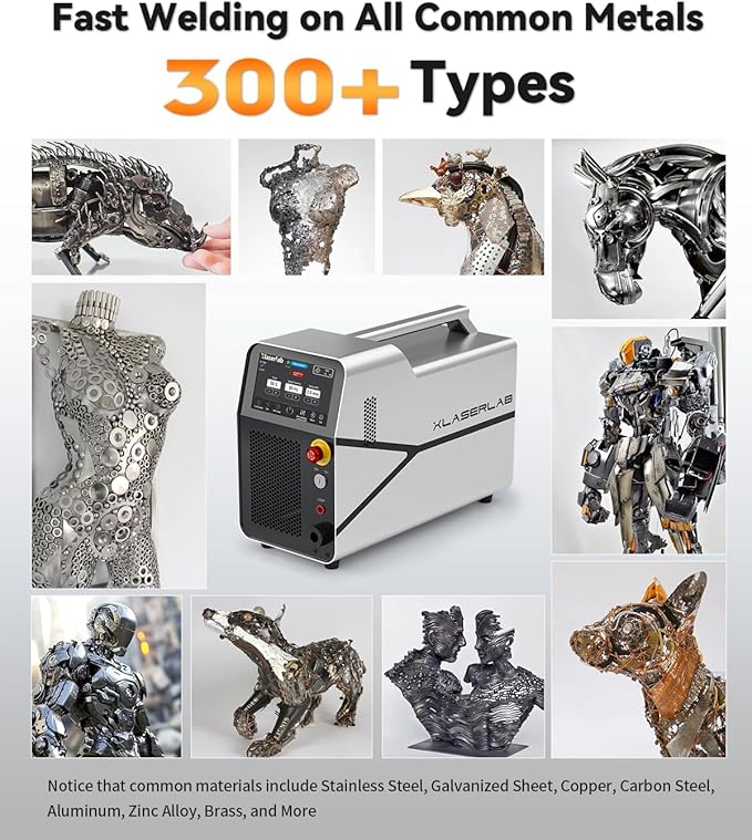X1pro 700W Laser Welding Machine – 6-in-1 Fiber Laser Welder for Welding, Cutting, Cleaning, Rust Removal, Underwater Welding & CNC Retrofit – Equipped with Auto Wire Feeder and Helmet