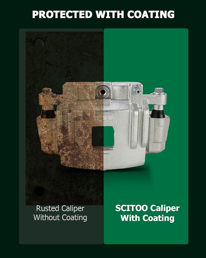 SCITOO Front Right Brake Caliper With Bracket 18B4938 Compatible For Chevy Colorado 04-08 For GMC Canyon 04-08 For Isuzu i-280 06 For Isuzu i-290 07-08 For Isuzu i-350 06 For Isuzu i-370 07-08