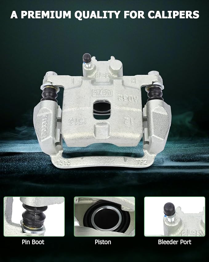 SCITOO 19-B2067A 19-B2066A Rear Left & Right Disc Brake Calipers Assembly w/Bracket For Saab For 9-2X 2005-2006,For Subaru For Forester 2004-2008,For Subaru For Impreza 2004-2007
