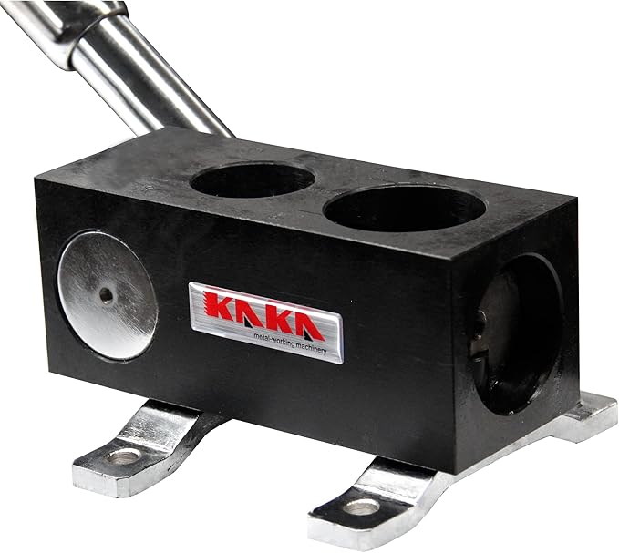 KAKA INDUSTRIAL Pipe and Tube Notcher Manual for 1-1/2 in, 2 in Inside Diameter, Heavy Duty High Precision Light Weight RA-3