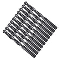 Drill Bit, 11mm Cutting Diameter, 4241 HSS Nitriding Black 118° Cutting Angle Versatile Jobber Bits - (Applications: for Drilling Plastic Wood Soft Metal), 10-Pieces
