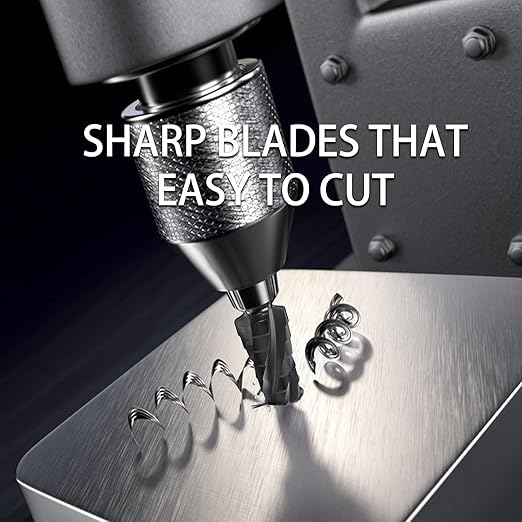 M35 Cobalt Step Drill Bit - 1/8" to 1/2" (13 Sizes) - Unibit Four Spiral Flute - 1/4" Hex Shank - Metal Drilling Bit: High Strength, Durability, Efficient