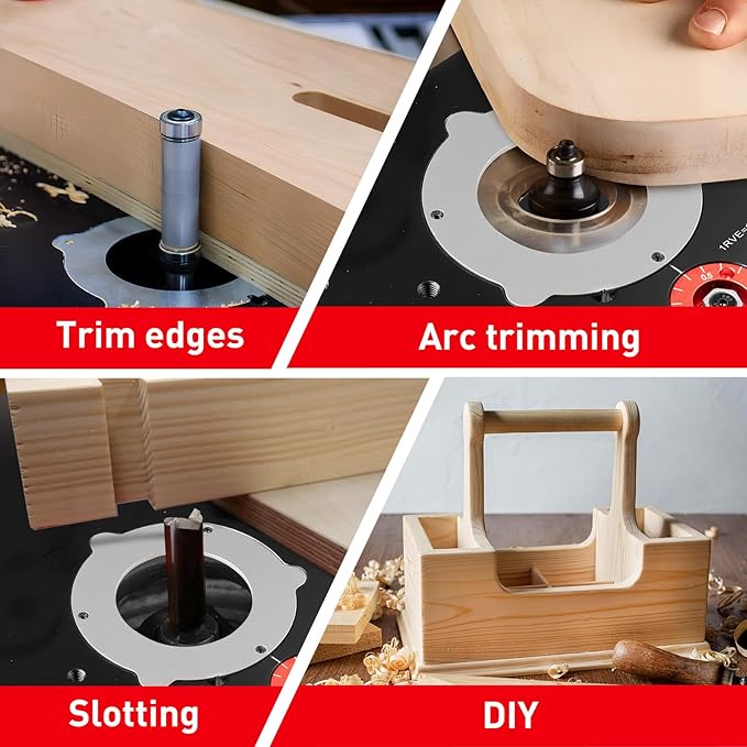 Router Lift, Precision Router Table Lift System, Durable Router Table Insert Plate, Router Lifts for Woodworking for 65mm Diameter Motors