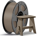 ANYCUBIC PETG Filament 1.75mm, 3D Printer Filament, Dimensional Accuracy +/- 0.02mm, Exceptional Toughness, Print with Most FDM 3D Printers, 1KG Reusable Spool, Brown