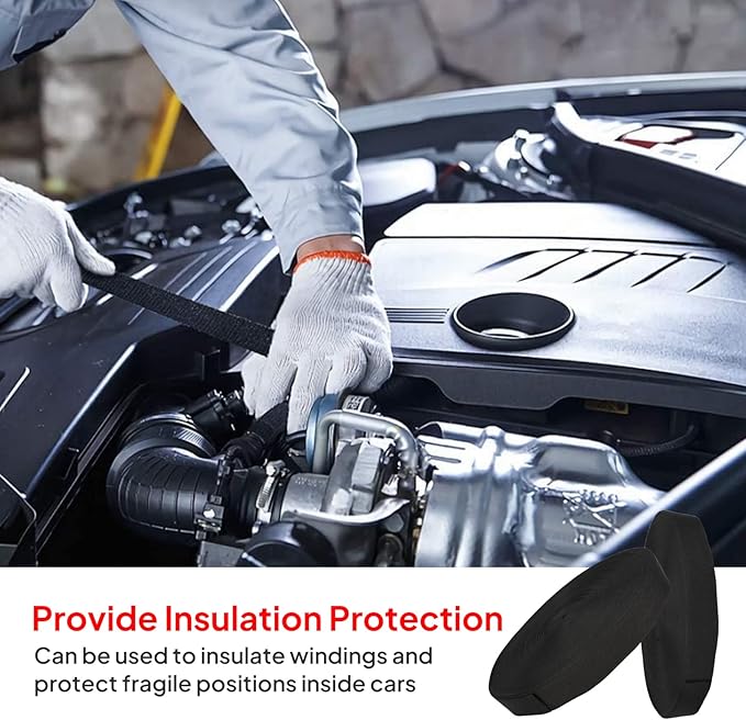 2 in 1 Heat Shrink Braided Sleeving Fabric Tubing-Perfectly fit Irregular Shape Hose/Cable/Wire (3/4"(19mm), 32FT)