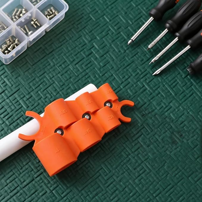 Depth Gauge And Pipe Deburring Tool Kit 1/4'' - 1'' Depth Gauge Tool Inner-Outer Reamer Pipe Tubing Chamfer Tool For Pvc, Ppr, Copper, Brass, Aluminum Pipe