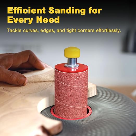 Dark Stone Sanding Sleeves for Spindle Sander 4-1/2" Length (600 Grit, 1-1/2")