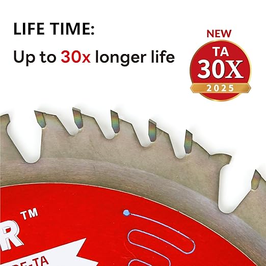 Circular Saw Blade Woodworking TA Series,12" 60-Tooth 1" Arbor, Combination Wood Cutting Saw Blade,Special Anti-Thermal Adhesion Coating on Cutting Edge-TA, Com 12" 60T TA