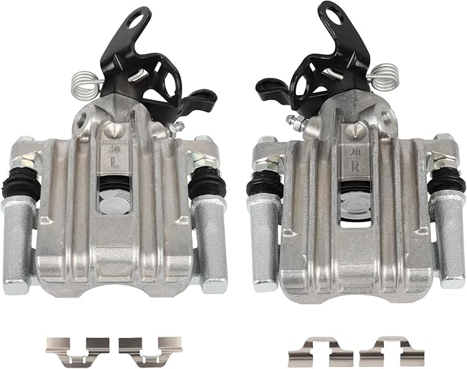 SCITOO Rear Brake Calipers With Bracket 19B6650 19B6651 Compatible For Audi For A3 2010-2013,For Volkswagen For Type 1 2013-2019,For Volkswagen For Golf 2011,For Volkswagen For Jetta 2012-2018