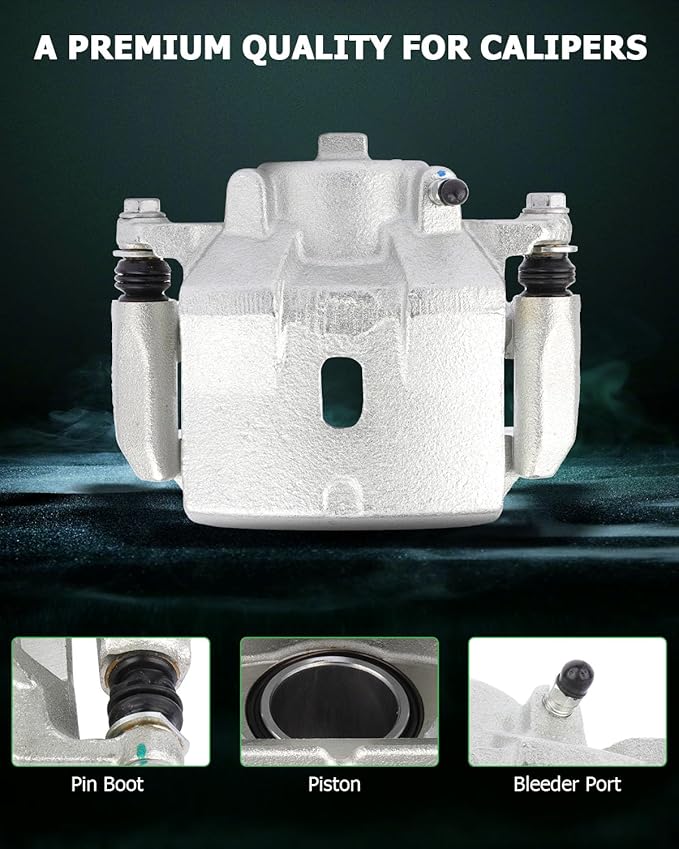 SCITOO 18-B4910 Front Left Disc Brake Caliper Assembly w/Bracket For Chevy For HHR 2006-2011,For Chevy For Malibu 2004-2008,For Pontiac For G6 2006-2008