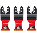 3PCS Carbide Oscillating Tool Blades,Heary Duty for Hard Material,Professional Universal Oscillating Saw Blades,Quick Release for Hard Metal, Nails, Bolts and Screws
