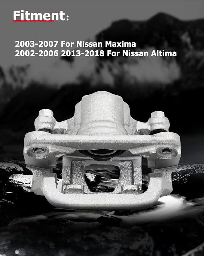 cciyu Rear Left Brake Caliper Assembly w/Bracket 19B2780 For Nissan For Altima 2002-2023,For Nissan For Maxima 2003-2008 2019-2023
