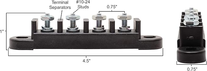 Fastronix 4 Stud Terminal Strip Kit