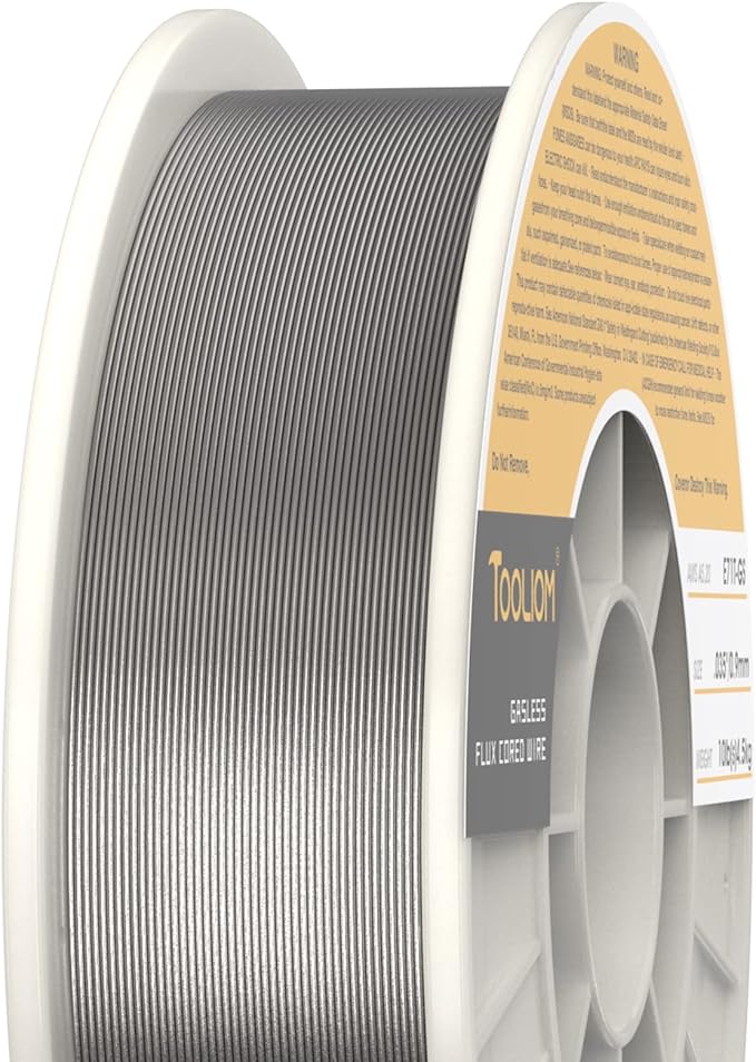 TOOLIOM E71T-GS .035" Diameter 10-Pound Spool Flux Core Self-shielded Carbon Steel MIG Welding Wire