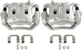 SCITOO Front Brake Calipers With Bracket 19B2870B 19B2871B Compatible For INFINITI For EX35 2008-2012,For INFINITI For EX37 2013,For INFINITI For G25 2011-2012,For INFINITI For G35 2007-2008