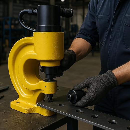 Hydraulic Punch Dies for CH-70, CH-70 Hydraulic Round Hole Punch Die Set, Upper Mold Dia: 26mm, Lower Mold Dia: 40mm for Steel, Copper, Aluminum and Heavy Duty Metal (10mm)