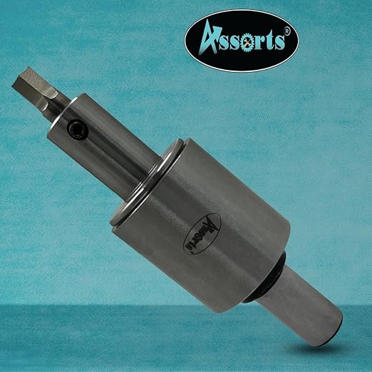 ASSORTS Precision Rotary Broach with MT2 Shank (M10 x 1.5 Drawbar Thread) & 7-Piece HSS Hex Punch Set – Ideal for CNC, Lathe, Milling & Drilling Machine