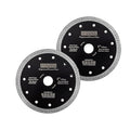 DT-DIATOOL 6 Inch Diamond Granite Blade for Marble Porcelain Tile Ceramic, Pack of 2