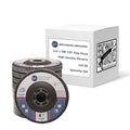 Benchmark Abrasives 4.5" x 7/8" Premium High Density Jumbo Zirconia Type 27 Flap Discs 4 1/2 for Angle Grinder, Sanding Discs, Finishing - Grinding Wheels 4 1/2 inch - (100 Pack) - 60 Grit