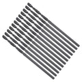 Drill Bit, 3/64" Cutting Diameter, 4241 HSS Nitriding Black 118° Cutting Angle Versatile Jobber Bits - (Applications: for Drilling Plastic Wood Soft Metal), 12-Pieces