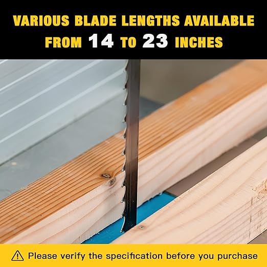Dark Stone DS23406 Carbide-Tipped Band Saw Blade 131-1/2 Inch x 3/4 Inch, 2 TPI for Tough resaw