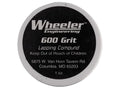 Wheeler 600 Grit Bore Lapping Compound, 1 oz Jar of Abrasive Paste for Bore Lapping, Firearms, Gunsmithing