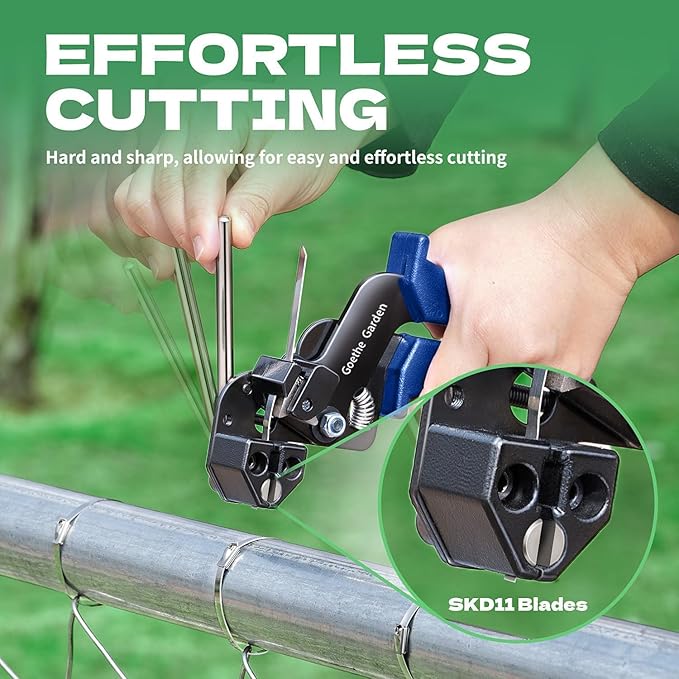 Stainless Steel Cable Tie Gun Set, with 150PCS Metal Zip Ties (Includ 6, 7.8, 9.8, 11.8 Inch), Adjustable Fastening Cutting Tie Tool Sets for Fencing, Exhaust Pipes, Automotive