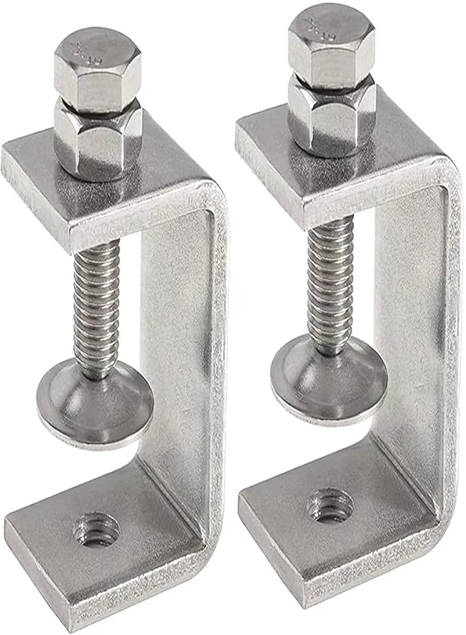 85mm C Clamp Tiger Clamp Woodworking Clamp Heavy Duty C-clamp With Wide Jaw Openings，2PCS