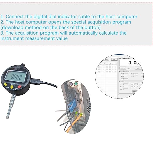 Rs211 Data Cable for Digital Displays，Data Cable for Digital Dial Indicators