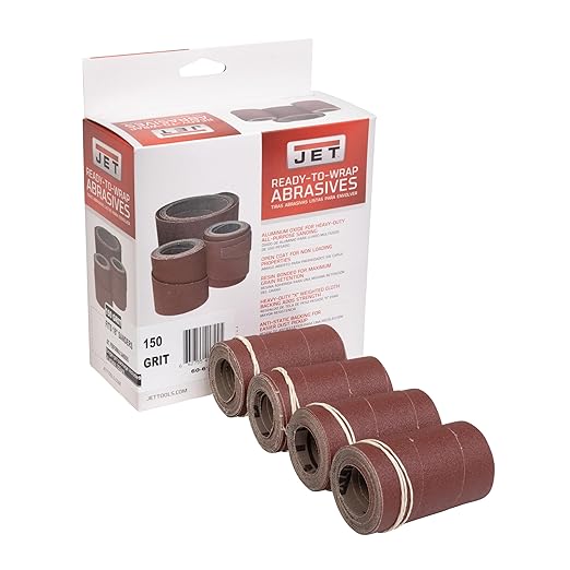 JET 16" Ready-to-Wrap Sandpaper, 150 Grit (60-6150)