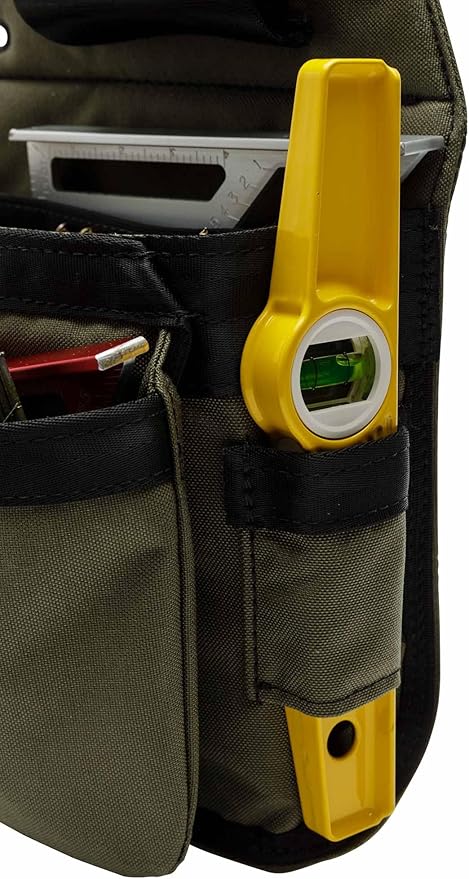 Diamondback Ox 2.0 Tool Pouch - Right-Sided Tool Belt Pouch - Ideal Carpenter & Electrician Tool Pouches for Tools, Punches & Fasteners