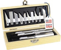 Excel Blades Craftsmen Set, 13-Piece Precision Craft Knife Set With Case – Includes Light To Heavy Duty Handles And Assorted Blades For Crafting, Scrapbooking, DIY, And Precision Cutting