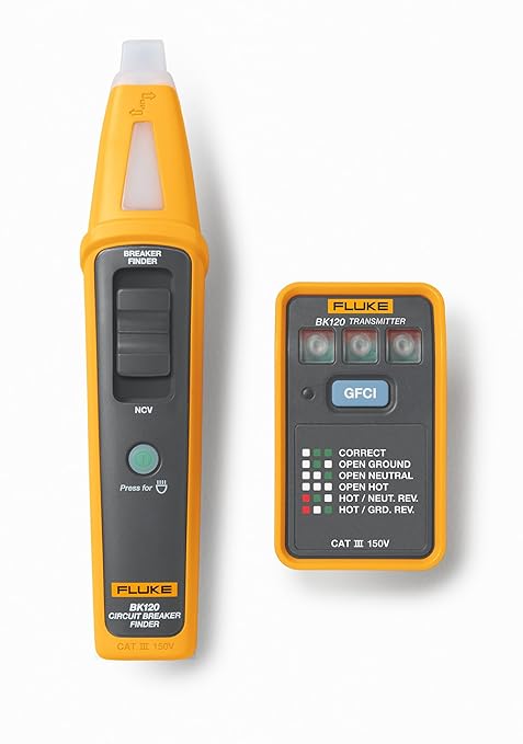 Fluke BK120 Breaker Finder Bundle with T5-600 Electrical Tester and Socket Tester