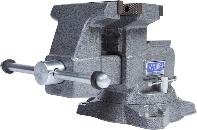 Wilton Reversible Bench Vise, 5-1/2" Jaw Width, 6-3/4" & 10-3/4" Jaw Opening, 3-3/4" Throat (Model 4550R)