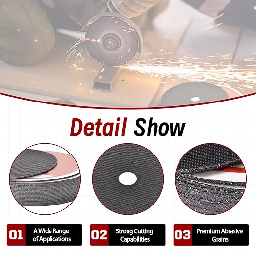 25 Pack 6" x.045 x7/8" Cut-Off Wheel - Metal & Stainless Steel Cutting Discs