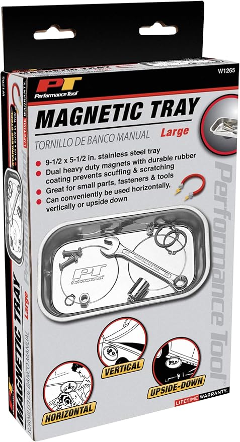 Performance Tool W1265 Large Magnetic Nut and Bolt Tray