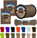 HERCULES Type III Paracord 550 Paracord Rope Parachute Cord, 50' Camo for Survival Rope, Survival Cord