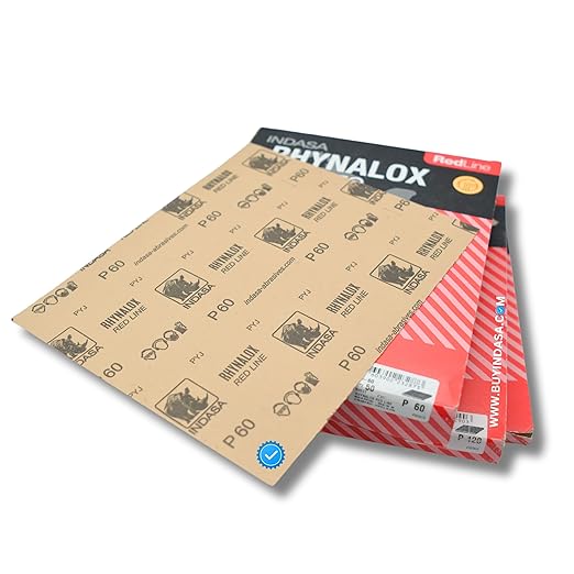 Buy Indasa Red Line Rhynodry Heavy Duty Sanding Sheets, 5 Series (5-100)