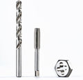 toolant 1/8-27 NPT Tap and Die Set with Q Drill Bit Combo for Threading