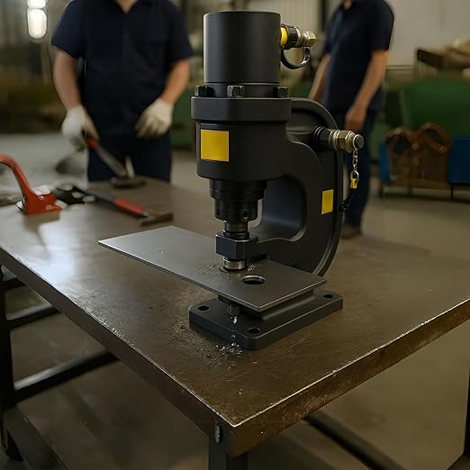 Hydraulic Punch Dies for CH-70, CH-70 Hydraulic Round Hole Punch Die Set, Upper Mold Dia: 26mm, Lower Mold Dia: 40mm for Steel, Copper, Aluminum and Heavy Duty Metal (13mm)