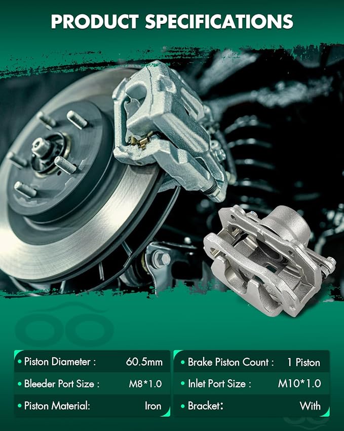 SCITOO 19B3215 19B3214 Front Left & Right Disc Brake Calipers Assembly w/Bracket For Suzuki For Grand Vitara 2006-2013