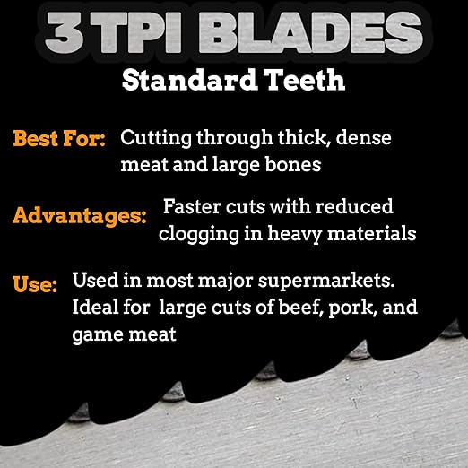 Meat Band Saw Blade Bone (98 inch)