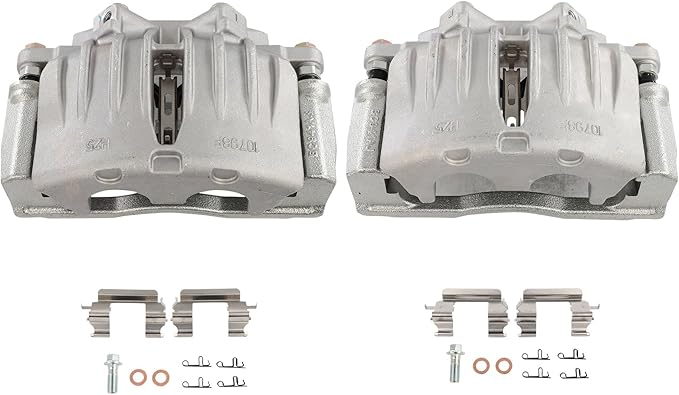 SCITOO 18B4798 18B4799 Front Left & Right Brake Calipers w/Bracket For Buick For Rainier,For Chevrolet For SSR/For Trailblazer,For GMC For Envoy XL,For Isuzu For Ascender,For Saab For 9-7x