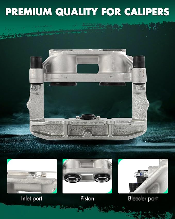 SCITOO Front Left Brake Caliper Without Bracket 192759 Compatible For Audi For A6 2002-2004,For Audi For A6 Quattro 2000-2004,For Audi For A8 Quattro 2001-2003,For Audi For Allroad Quattro 2001-2005