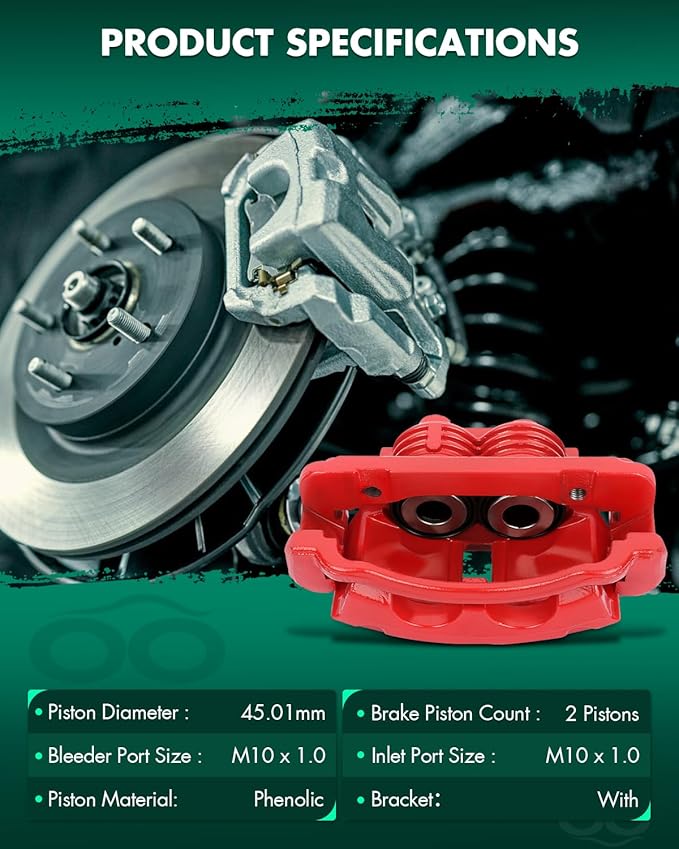 SCITOO 18-B4722 18-B4723 Disc Brake Calipers Assembly with Bracket Fit For Ford For Mustang 1999 2000 2001 2002