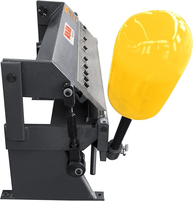 KAKA INDUSTRIAL Box and Pan Brake, 24-Inch Sheet Metal Brake, 16-Gauge Mild Steel Capacity Metal Brake Bender, Pan and Box Brake 1–135 Degree Adjustable, Metal Finger Break with 5 Fingers W-2416Z