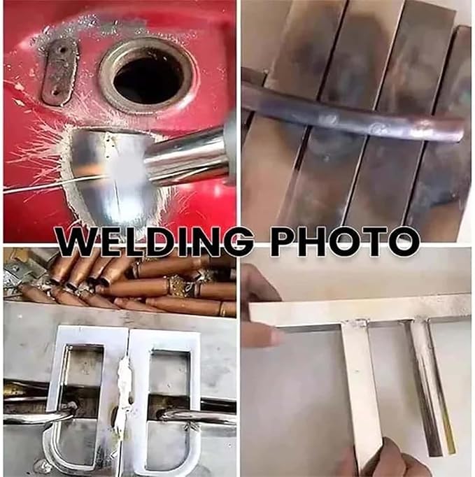 Low Temperature Universal Welding Rod, Metal Universal Low Temperature Easy Melt Welding Rods, Lighter Welding Rod, Easy Welding Rods for Metal Welding, for Aluminum, Iron Etc Metal (12pcs)
