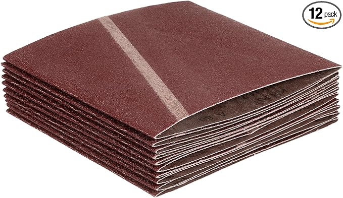 HARFINGTON 8 x 19 Inch Sanding Belts, 12 Pcs 80 Grits Aluminum Oxide Abrasive Belt Sander File Belt for Woodworking, Metal Polishing, Knife Sharpener