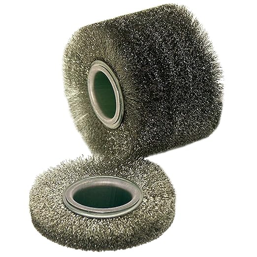 CS Unitec | PTX Stainless Steel Wire Brushes | 4" Diameter x 1" Wide