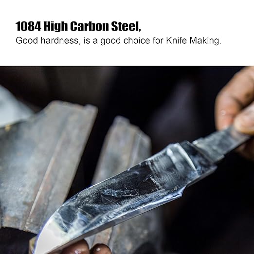 3 Pack 1084 Steel for Knife Making - 12"x1.5"x1/8" 1084 Steel Flat Stock Knife Blanks for Knife Making DIY